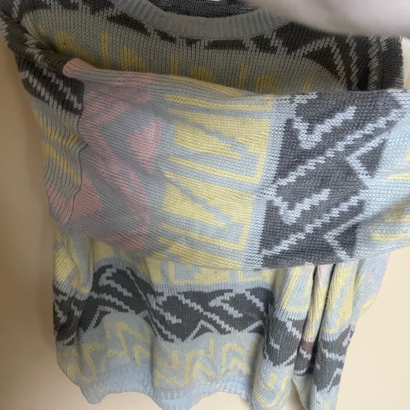 Vintage Gitano Ma Pastel Acrylic Sweater #72 - Picture 4 of 9